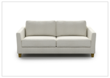 Luonto Monika Fabric Sleeper Sofa With Wood or Chrome Legs