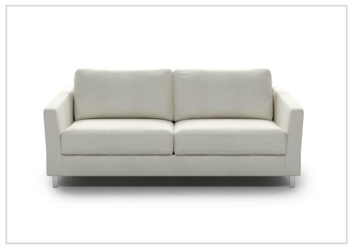 Luonto Monika Fabric Sleeper Sofa With Wood or Chrome Legs