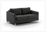 Luonto Monika Fabric Sleeper Sofa With Wood or Chrome Legs