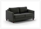 Luonto Monika Fabric Sleeper Sofa With Wood or Chrome Legs