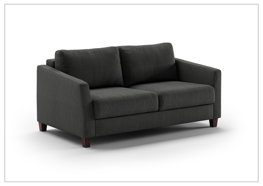 Luonto Monika Fabric Sleeper Sofa With Wood or Chrome Legs
