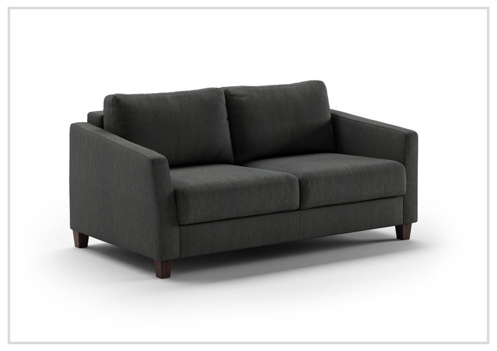 Luonto Monika Fabric Sleeper Sofa With Wood or Chrome Legs