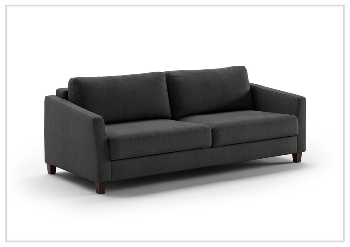 Luonto Monika Fabric Sleeper Sofa With Wood or Chrome Legs