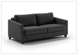 Luonto Monika Fabric Sleeper Sofa With Wood or Chrome Legs