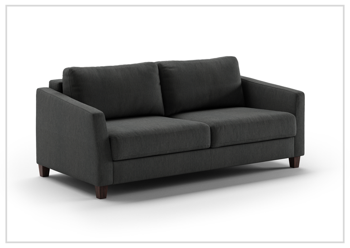 Luonto Monika Fabric Sleeper Sofa With Wood or Chrome Legs