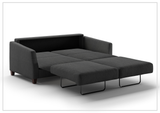 Luonto Monika Fabric Sleeper Sofa With Wood or Chrome Legs