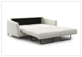 Luonto Monika Fabric Sleeper Sofa With Wood or Chrome Legs