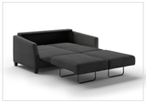 Luonto Monika Fabric Sleeper Sofa With Wood or Chrome Legs