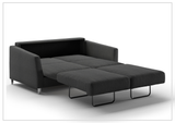 Luonto Monika Fabric Sleeper Sofa With Wood or Chrome Legs