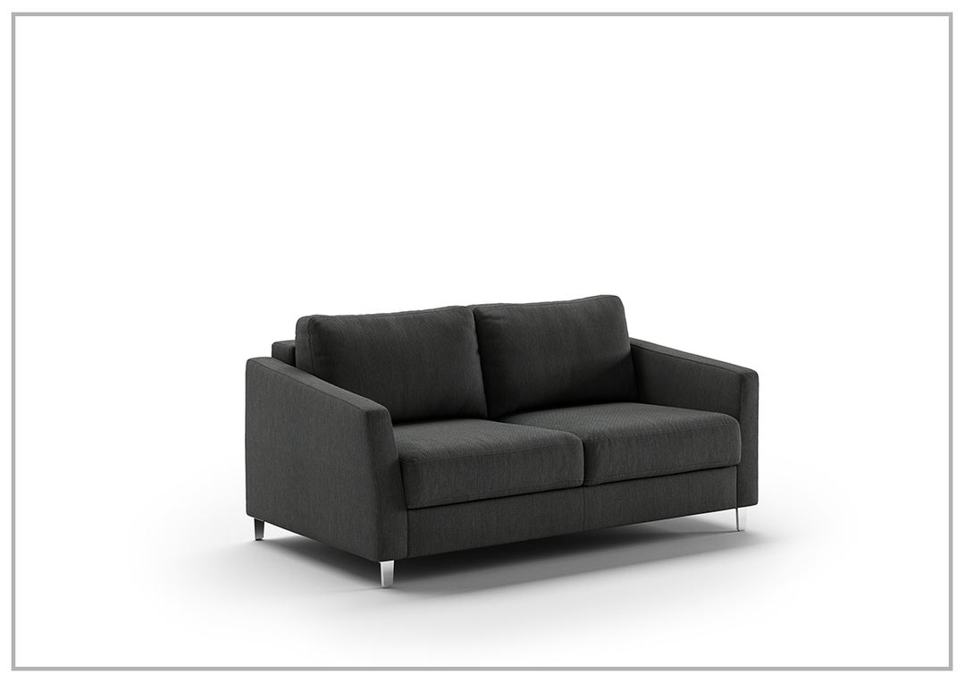 Luonto Monika Fabric Sleeper Sofa With Wood or Chrome Legs
