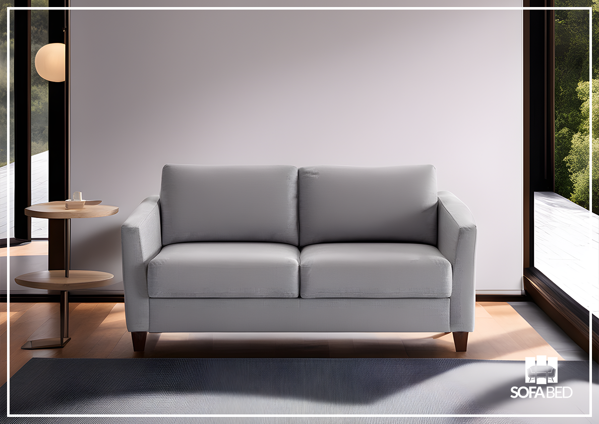 Monika Sleeper Sofa With Wood or Chrome Legs