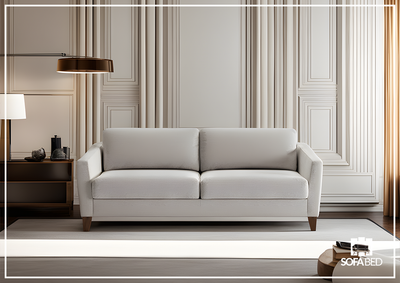 Monika King Sleeper Sofa Bed With Wood or Chrome Legs
