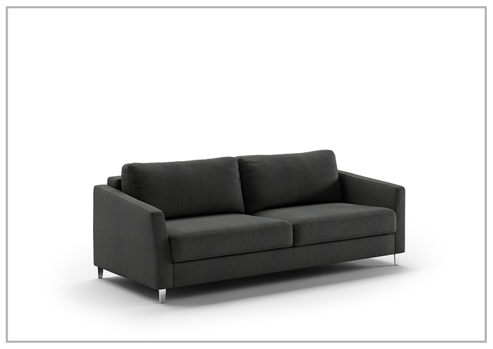 Luonto Monika Fabric Sleeper Sofa With Wood or Chrome Legs-SOFABED