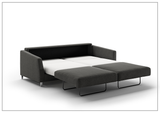 Luonto Monika Fabric Sleeper Sofa With Wood or Chrome Legs-SOFABED