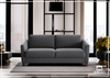 Monika Queen Sleeper Sofa With Wood or Chrome Legs