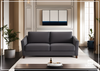 Monika Queen Sleeper Sofa With Wood or Chrome Legs