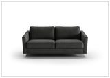 Luonto Monika Fabric Sleeper Sofa With Wood or Chrome Legs