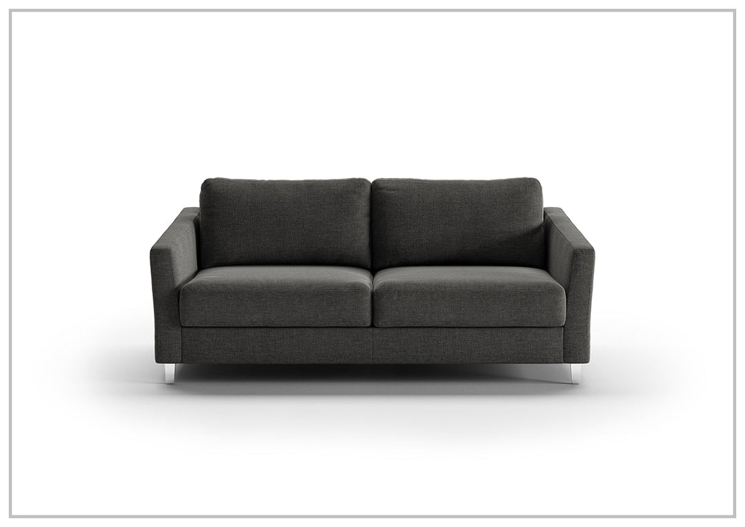 Luonto Monika Fabric Sleeper Sofa With Wood or Chrome Legs