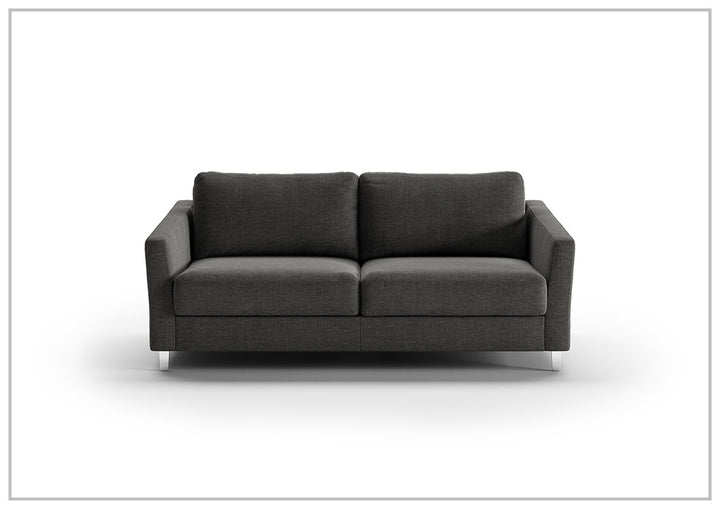 Luonto Monika Fabric Sleeper Sofa With Wood or Chrome Legs
