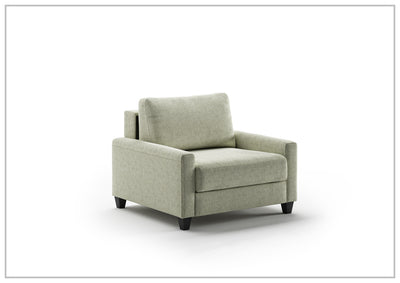 Nico Sleeper Sofa (King/Queen/Full XL/Cot) With Walnut or Chrome Leg Finish