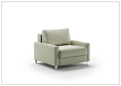 Nico Sleeper Sofa (King/Queen/Full XL/Cot) With Walnut or Chrome Leg Finish