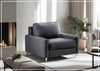 Nico Sleeper Sofa (King/Queen/Full XL/Cot) With Walnut or Chrome Leg Finish
