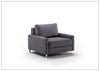 Nico Sleeper Sofa (King/Queen/Full XL/Cot) With Walnut or Chrome Leg Finish