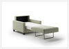 Nico Sleeper Sofa (King/Queen/Full XL/Cot) With Walnut or Chrome Leg Finish