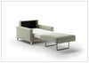 Nico Sleeper Sofa (King/Queen/Full XL/Cot) With Walnut or Chrome Leg Finish