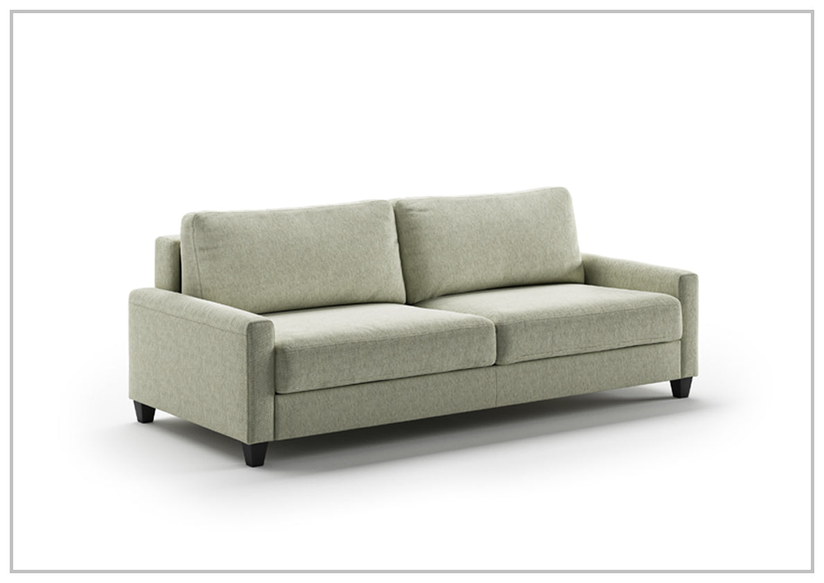 Nico Sleeper Sofa (King/Queen/Full XL/Cot) With Walnut or Chrome Leg Finish