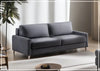 Nico Sleeper Sofa (King/Queen/Full XL/Cot) With Walnut or Chrome Leg Finish
