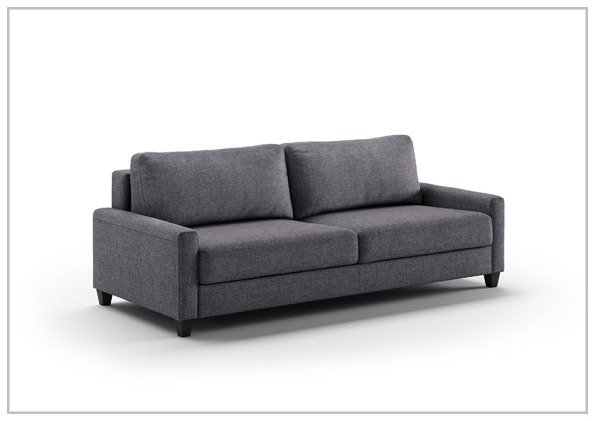 Nico Sleeper Sofa (King/Queen/Full XL/Cot) With Walnut or Chrome Leg Finish