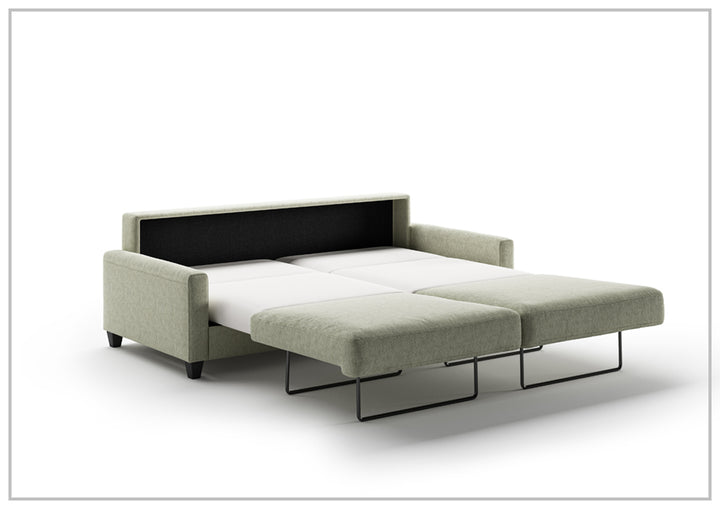 Nico Sleeper Sofa (King/Queen/Full XL/Cot) With Walnut or Chrome Leg Finish