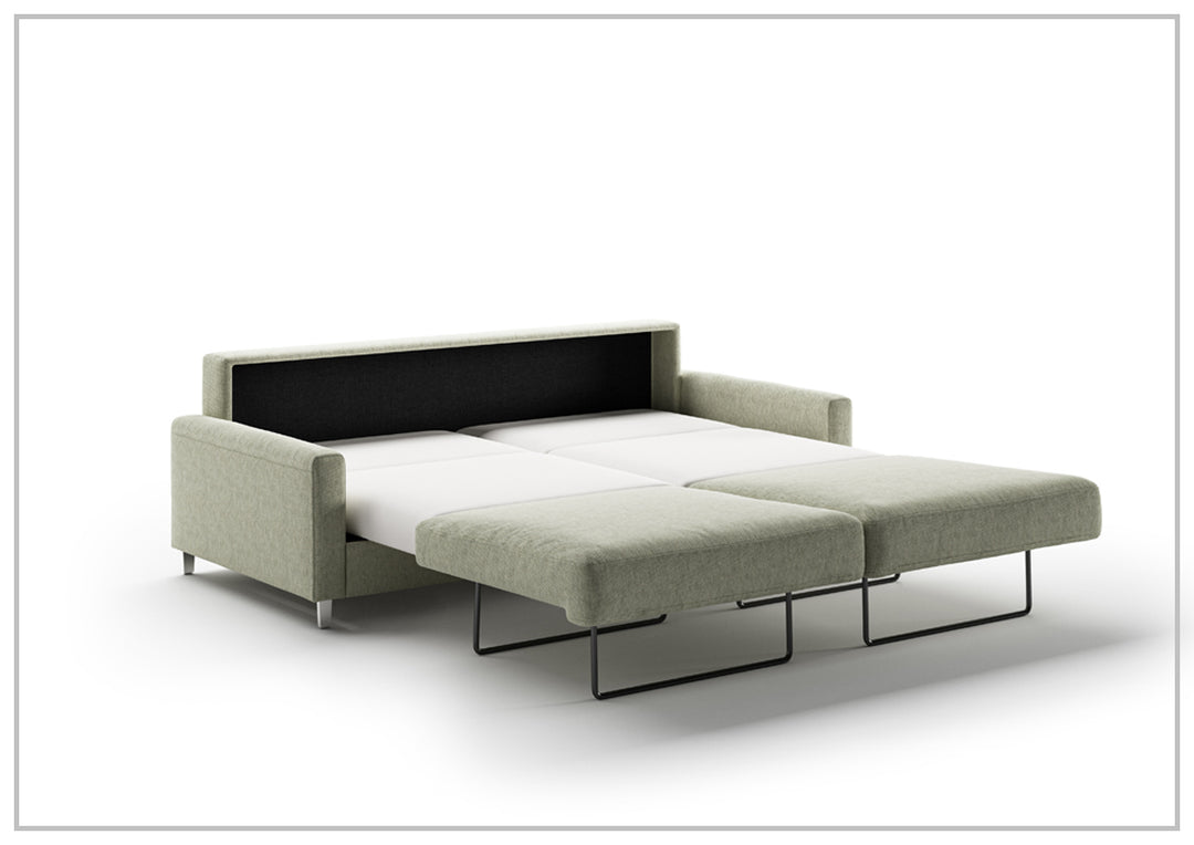 Nico Sleeper Sofa in All Sizes With Walnut or Chrome Leg Finish