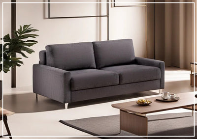 Nico Sleeper Sofa (King/Queen/Full XL/Cot) With Walnut or Chrome Leg Finish