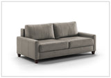 Luonto Nico Fabric Sleeper Sofa in All Sizes With Walnut or Chrome Leg Finish-SOFABED
