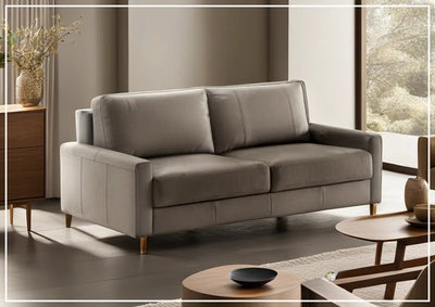 Nico Sleeper Sofa (King/Queen/Full XL/Cot) With Walnut or Chrome Leg Finish