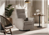 Rolled Fabric Power Recliner Chair with Adjustable Headrest