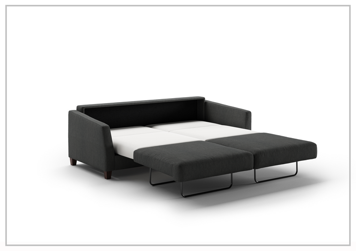 Luonto Monika Fabric King Sleeper Sofa Bed With Wood or Chrome Legs-SOFABED