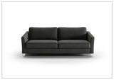Luonto Monika Fabric King Sleeper Sofa Bed With Wood or Chrome Legs-SOFABED