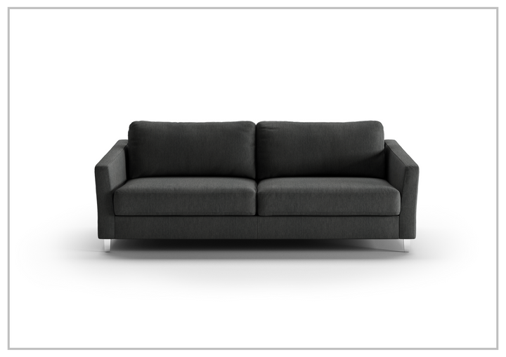 Luonto Monika Fabric King Sleeper Sofa Bed With Wood or Chrome Legs-SOFABED