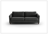 Luonto Monika Fabric King Sleeper Sofa Bed With Wood or Chrome Legs-SOFABED