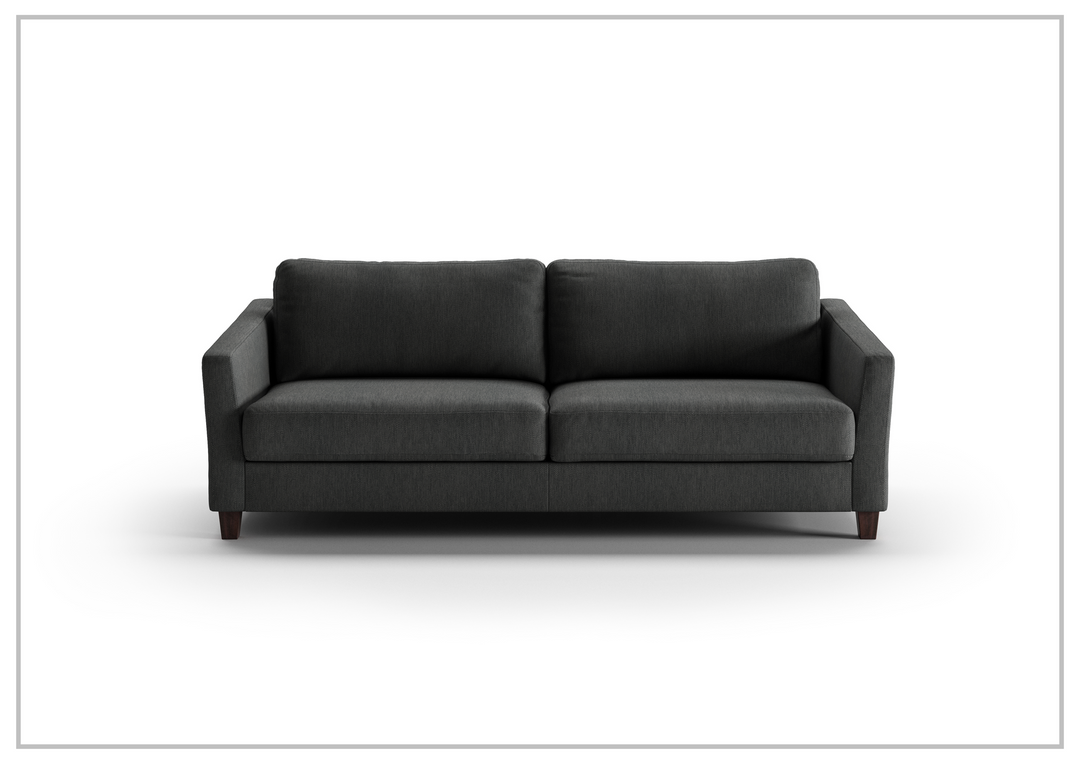 Luonto Monika Fabric King Sleeper Sofa Bed With Wood or Chrome Legs-SOFABED
