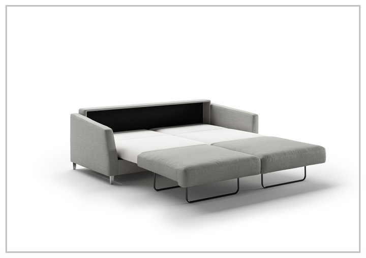 Luonto Monika Fabric King Sleeper Sofa Bed With Wood or Chrome Legs-SOFABED