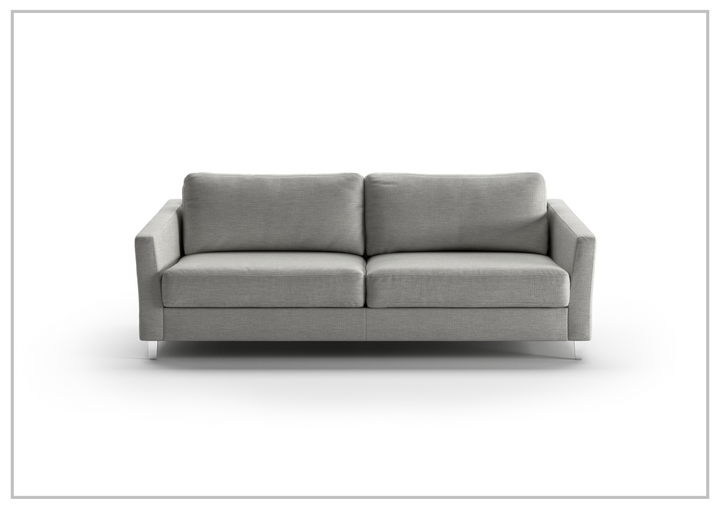 Luonto Monika Fabric King Sleeper Sofa Bed With Wood or Chrome Legs-SOFABED