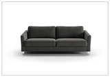 Luonto Monika Fabric King Sleeper Sofa Bed With Wood or Chrome Legs-SOFABED