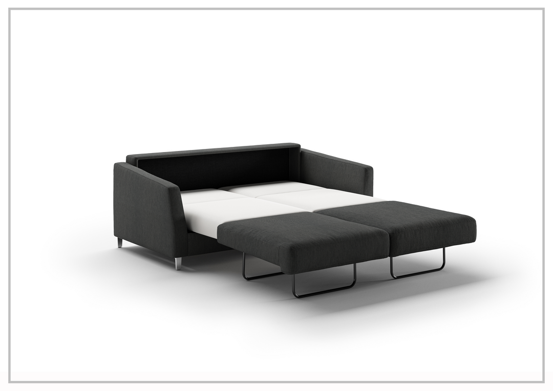 Monika Queen Sleeper Sofa With Wood or Chrome Legs