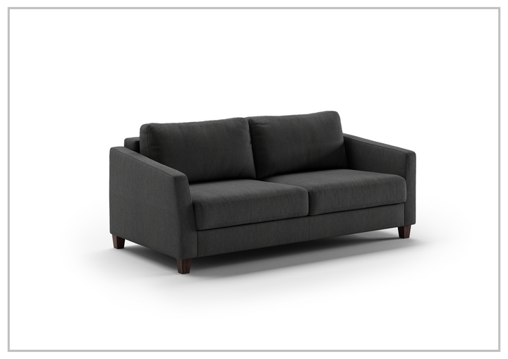 Luonto Monika Fabric Queen Sleeper Sofa With Wood or Chrome Legs-SOFABED