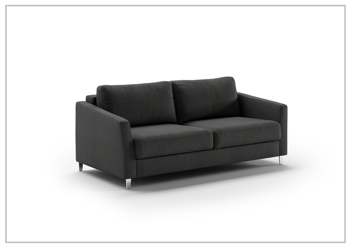 Luonto Monika Fabric Queen Sleeper Sofa With Wood or Chrome Legs-SOFABED