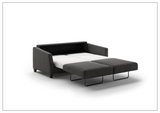 Luonto Monika Fabric Queen Sleeper Sofa With Wood or Chrome Legs-SOFABED